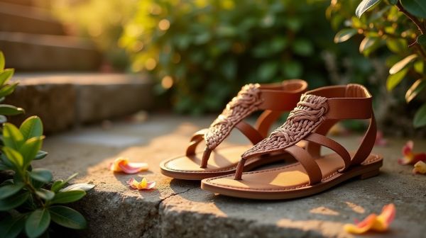 Des souliers d'été enchanteurs : pourquoi opter pour une sandale grecque